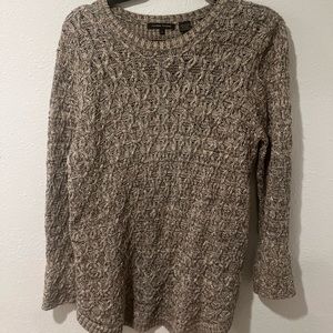 Jeanne Pierre grey 10% cotton sweater size L